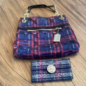 Coach purse and wallet